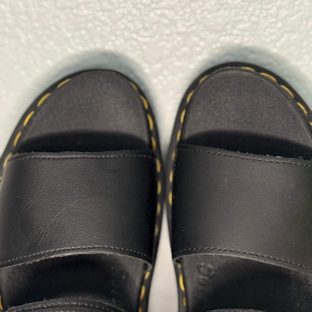 DR. MARTENS, Voss Women’s Leather Strap Sandals, Black - Picture 7 of 10